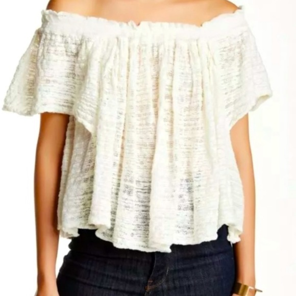 Free People Strapless Blouse - Picture 2 of 6